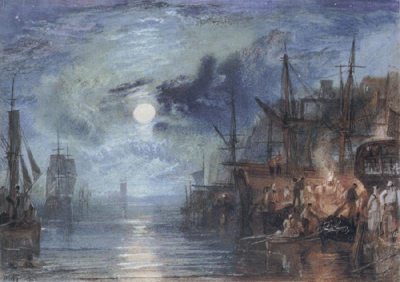 J.M.W. Turner Shields,on the River Sweden oil painting art